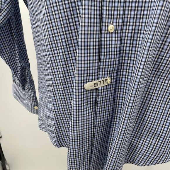 Ralph Lauren Men’s Yarmouth 100% Cotton Checked Oxford Shirt Size 15.5 - 32/33 - Picture 5 of 9